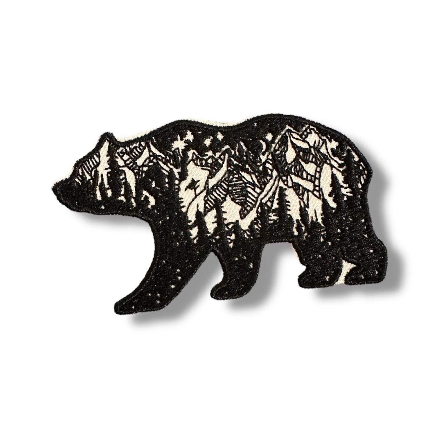 Mountain Bear Iron On Patches (Various Colors) - Wander Together Outfitters