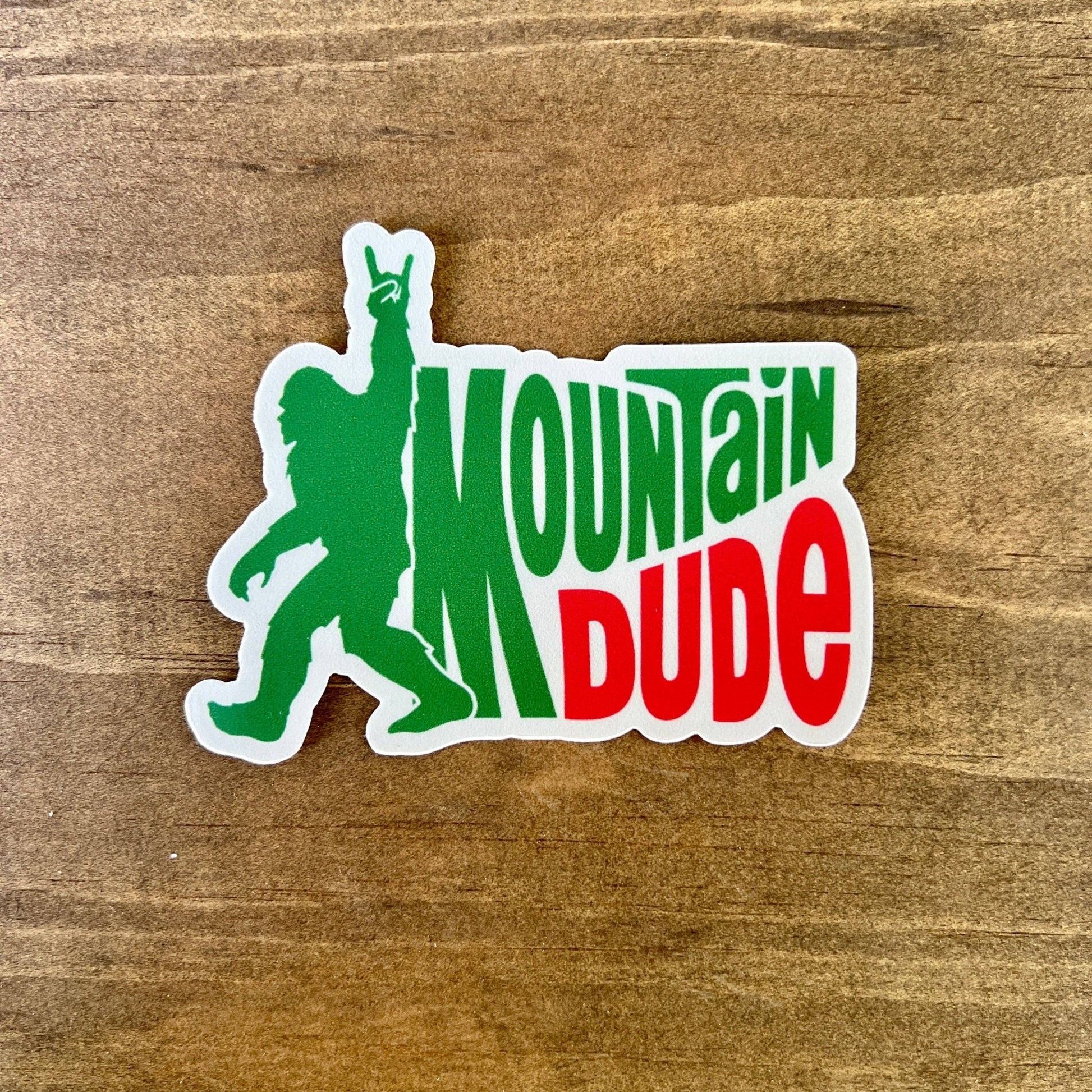 "Mountain Dude" Bigfoot Sticker - Wander Together Outfitters