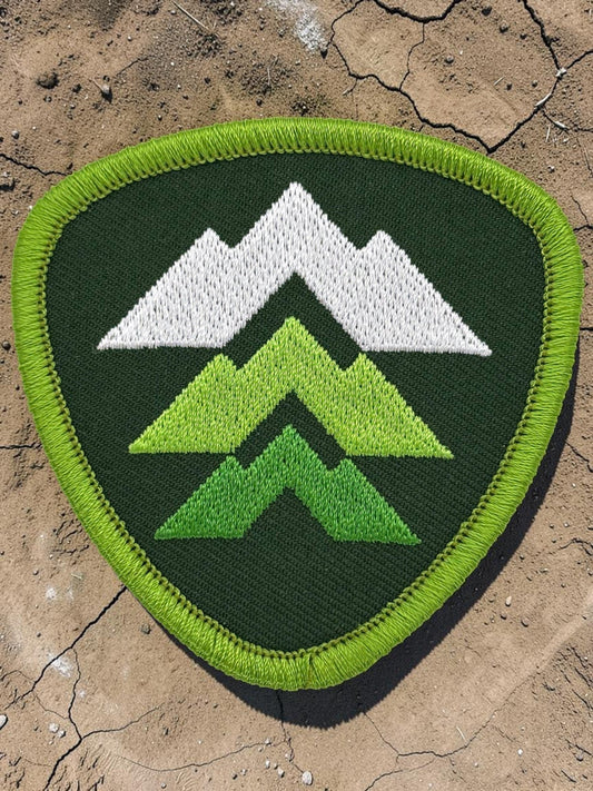 Mountain Multiplier Iron On Embroidered Patch - Wander Together Outfitters