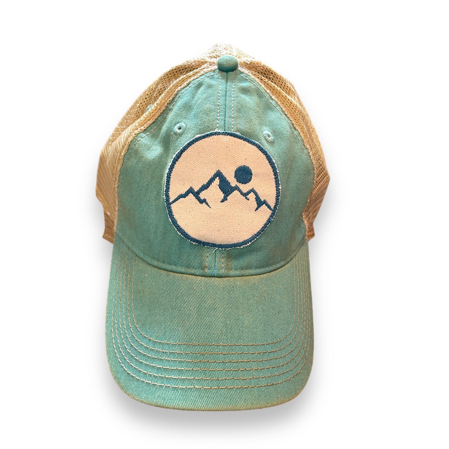 Mountain Patch Distressed Trucker Cap (SALE) - Wander Together Outfitters