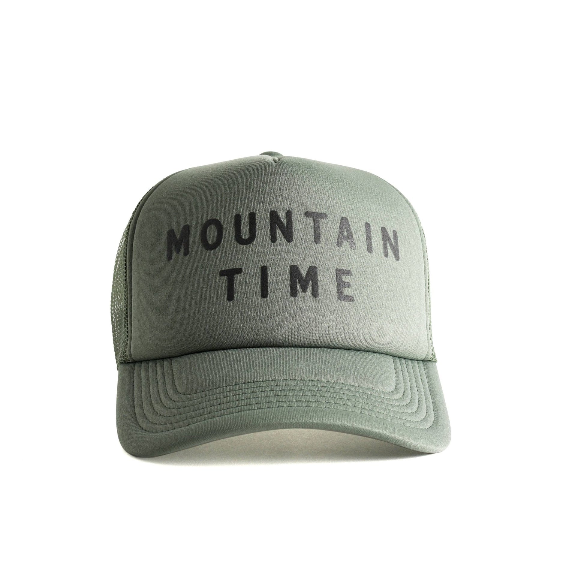 "Mountain Time" Recycled Foam Trucker Hat - Wander Together Outfitters