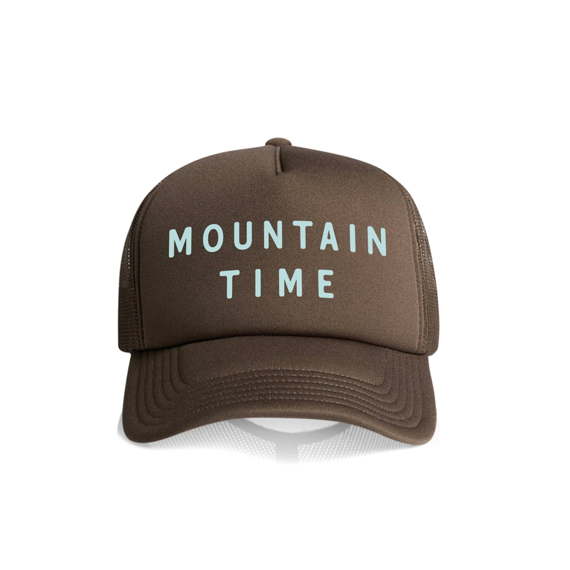 "Mountain Time" Recycled Foam Trucker Hat - Wander Together Outfitters