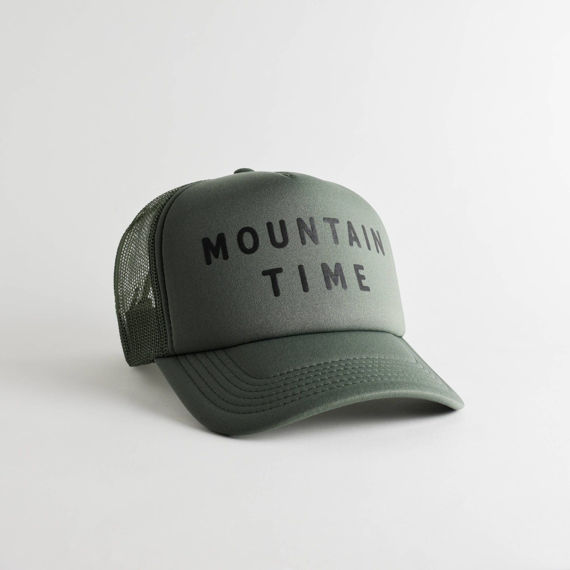 "Mountain Time" Recycled Foam Trucker Hat - Wander Together Outfitters