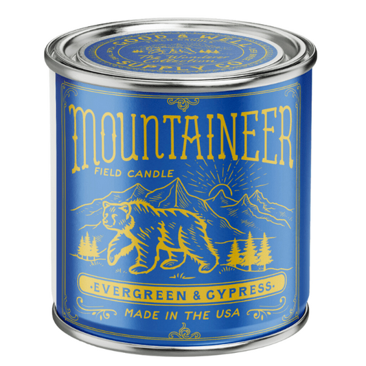 Mountaineer Field Candle (Evergreen, Cypress) - Wander Together Outfitters