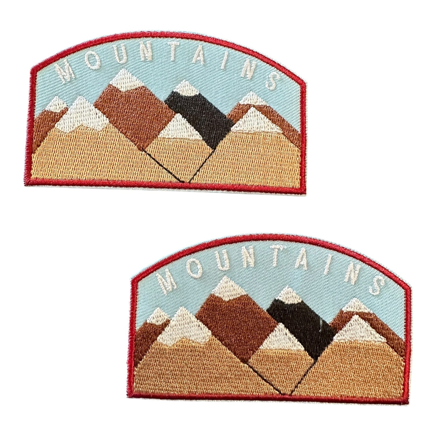 “Mountains” Iron On Patch - Wander Together Outfitters