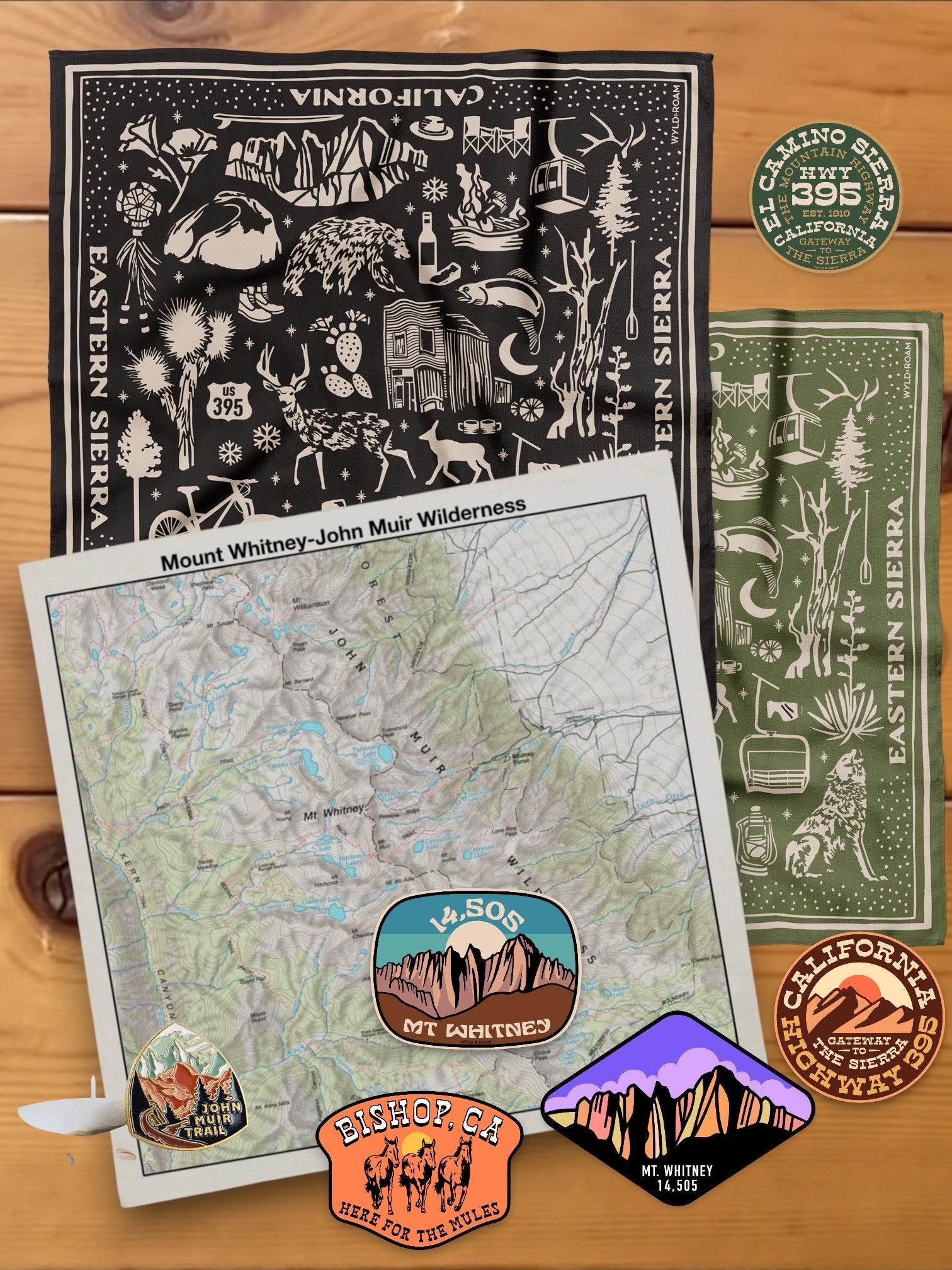 Mt. Whitney, 14,505 Vinyl Sticker - Wander Together Outfitters