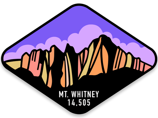 Mt. Whitney Vinyl Sticker - Wander Together Outfitters
