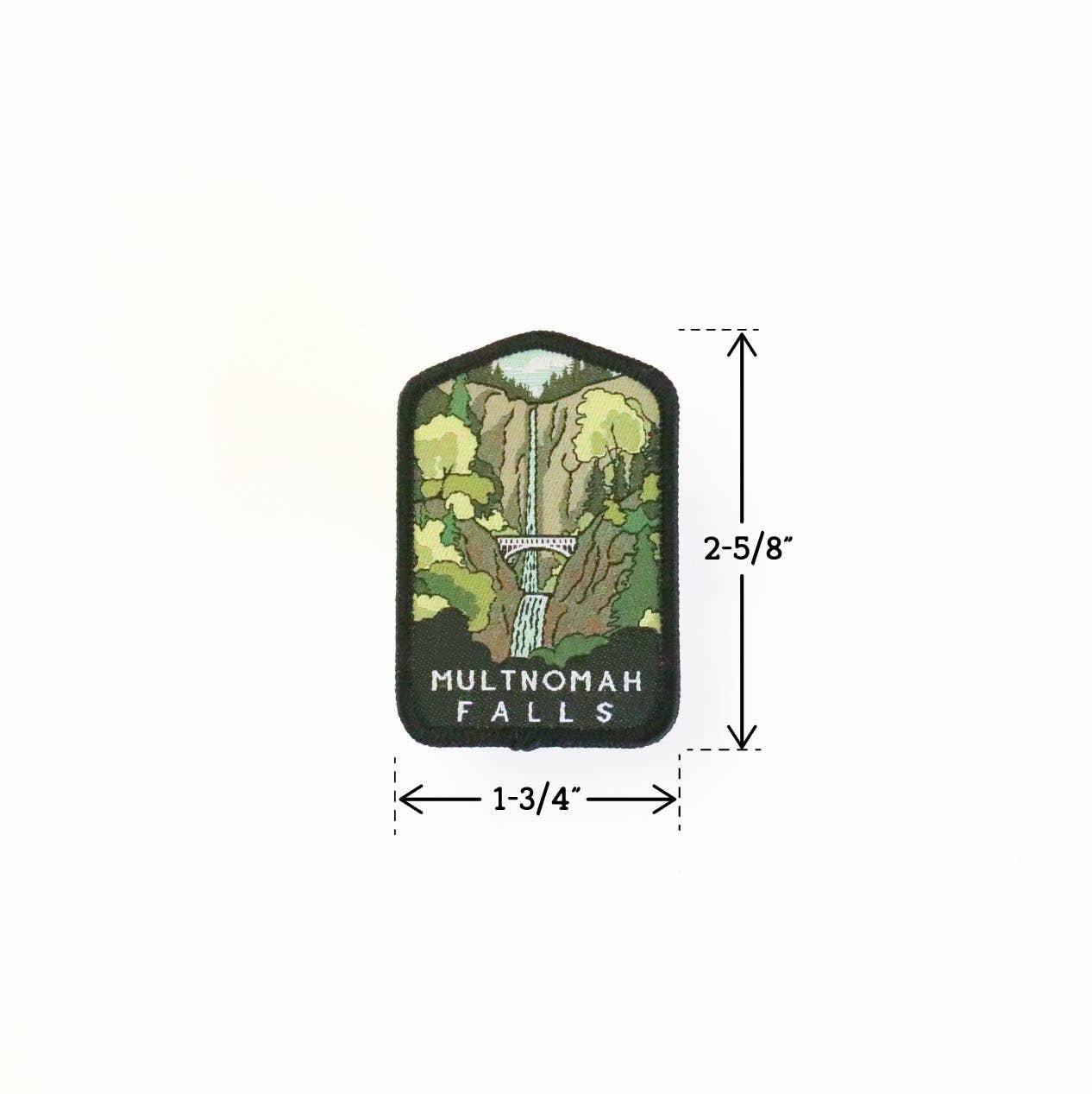 Multnomah Falls Iron On Embroidered Patch - Wander Together Outfitters