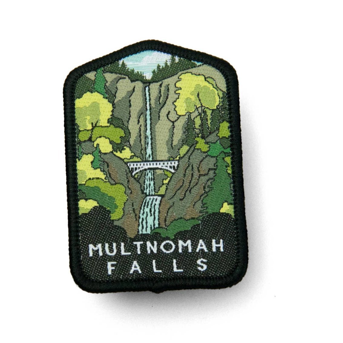 Multnomah Falls Iron On Embroidered Patch - Wander Together Outfitters