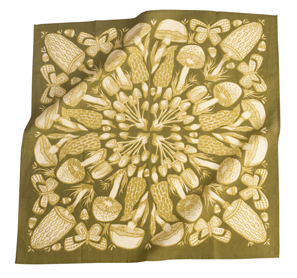 Mushrooms Bandana - Wander Together Outfitters