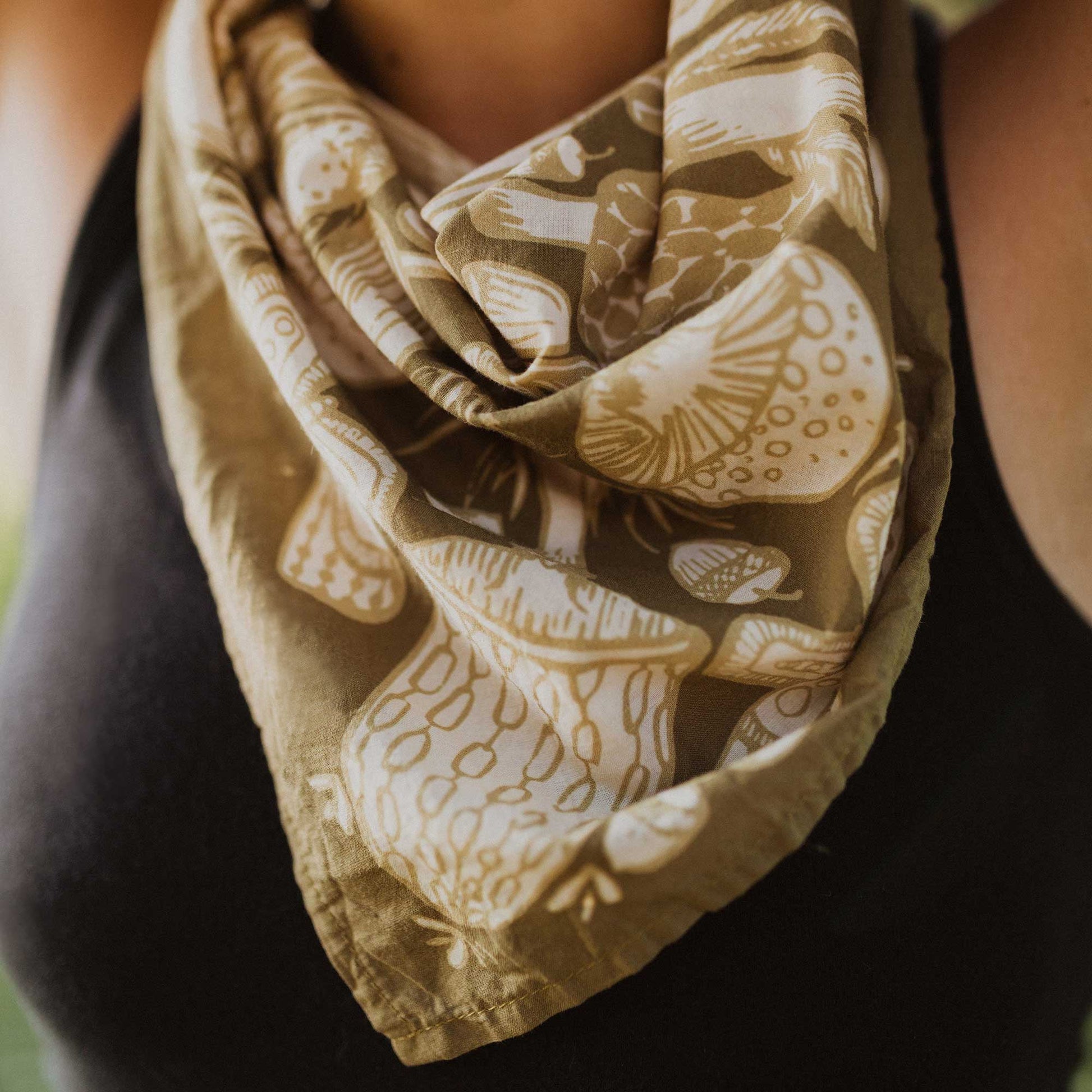 Mushrooms Bandana - Wander Together Outfitters