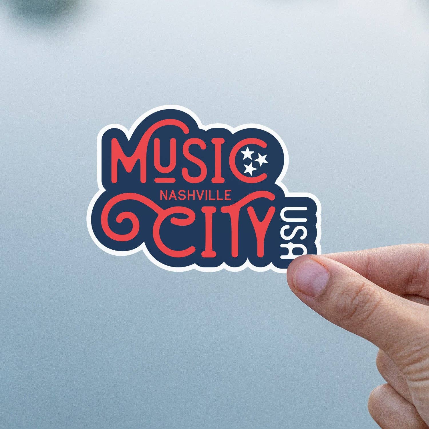 "Music City Nashville USA" Vinyl Sticker - Wander Together Outfitters