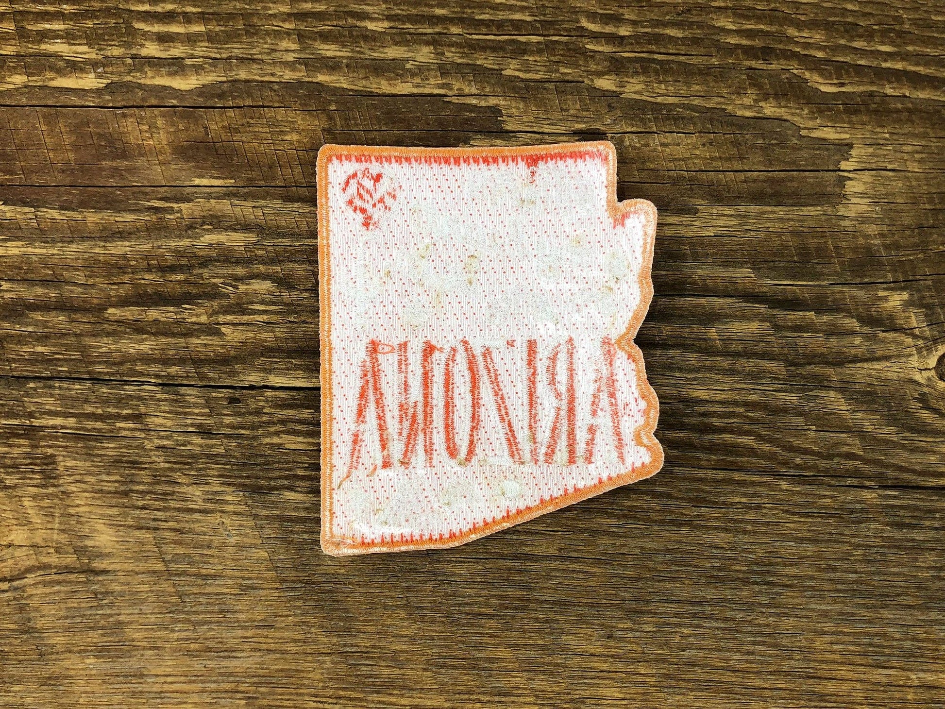 “My Heart Is In Arizona” Iron On Patch - Wander Together Outfitters