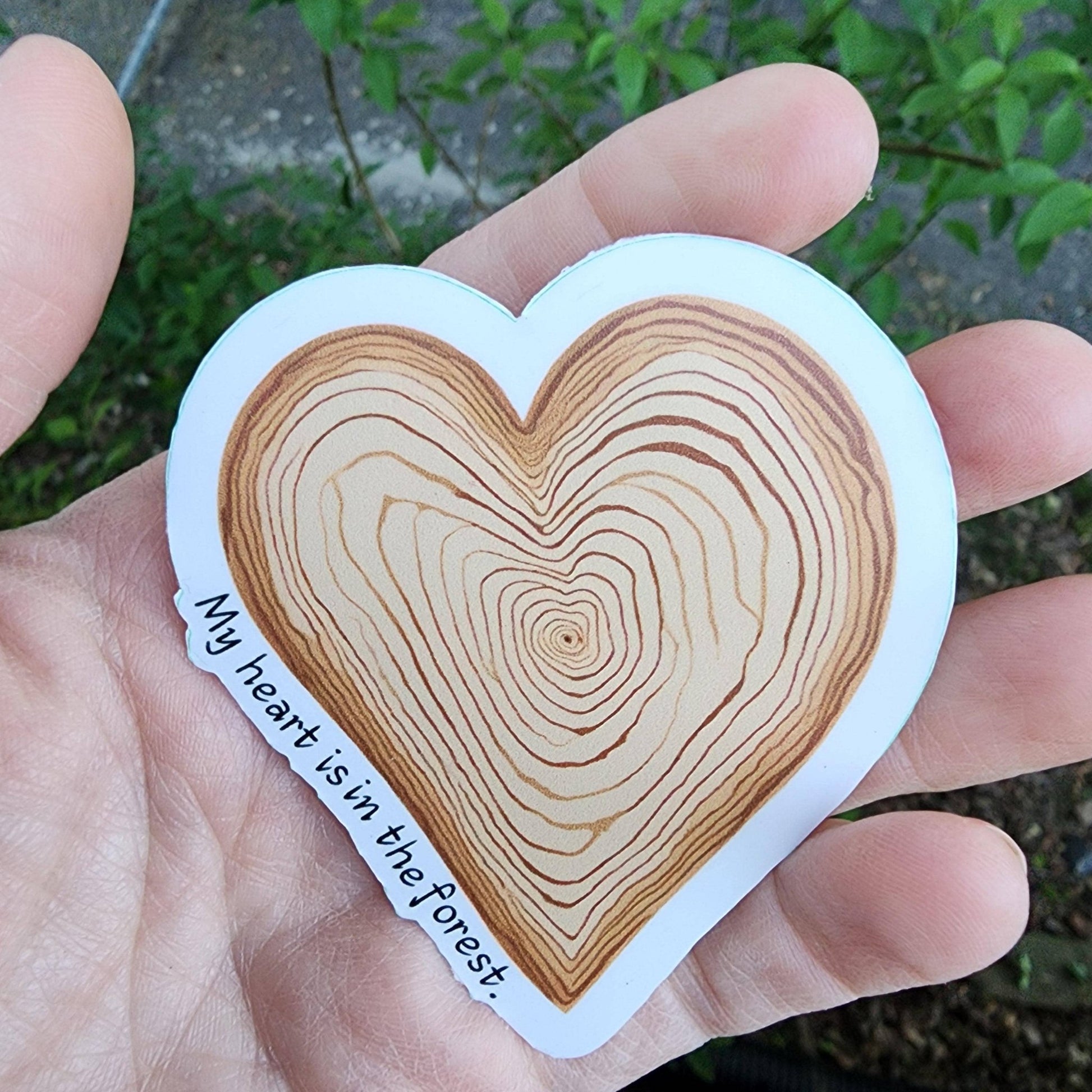 “My Heart is in the Forest” 3" vinyl sticker - Wander Together Outfitters