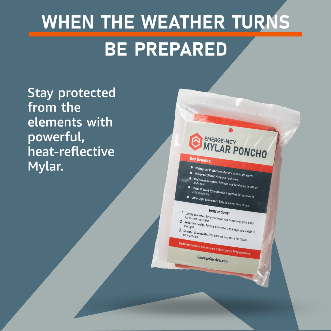 Mylar Poncho - Wander Together Outfitters