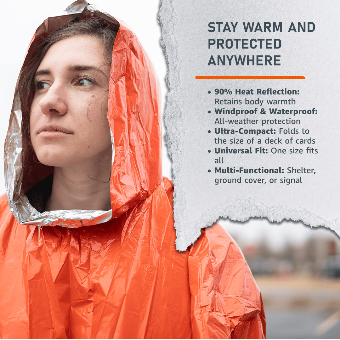 Mylar Poncho - Wander Together Outfitters