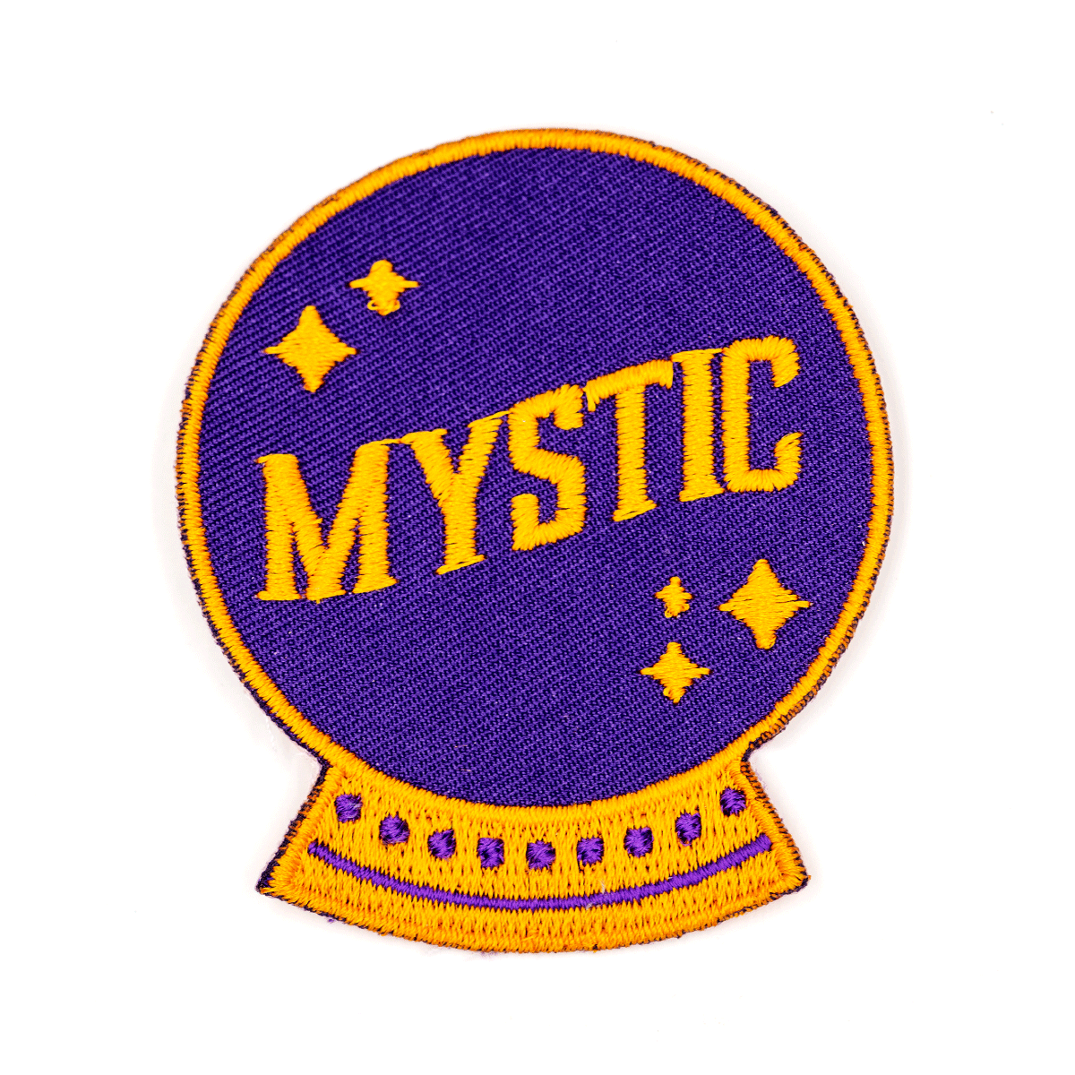 "Mystic" Crystal Ball Embroidered Iron - On Patch - Wander Together Outfitters