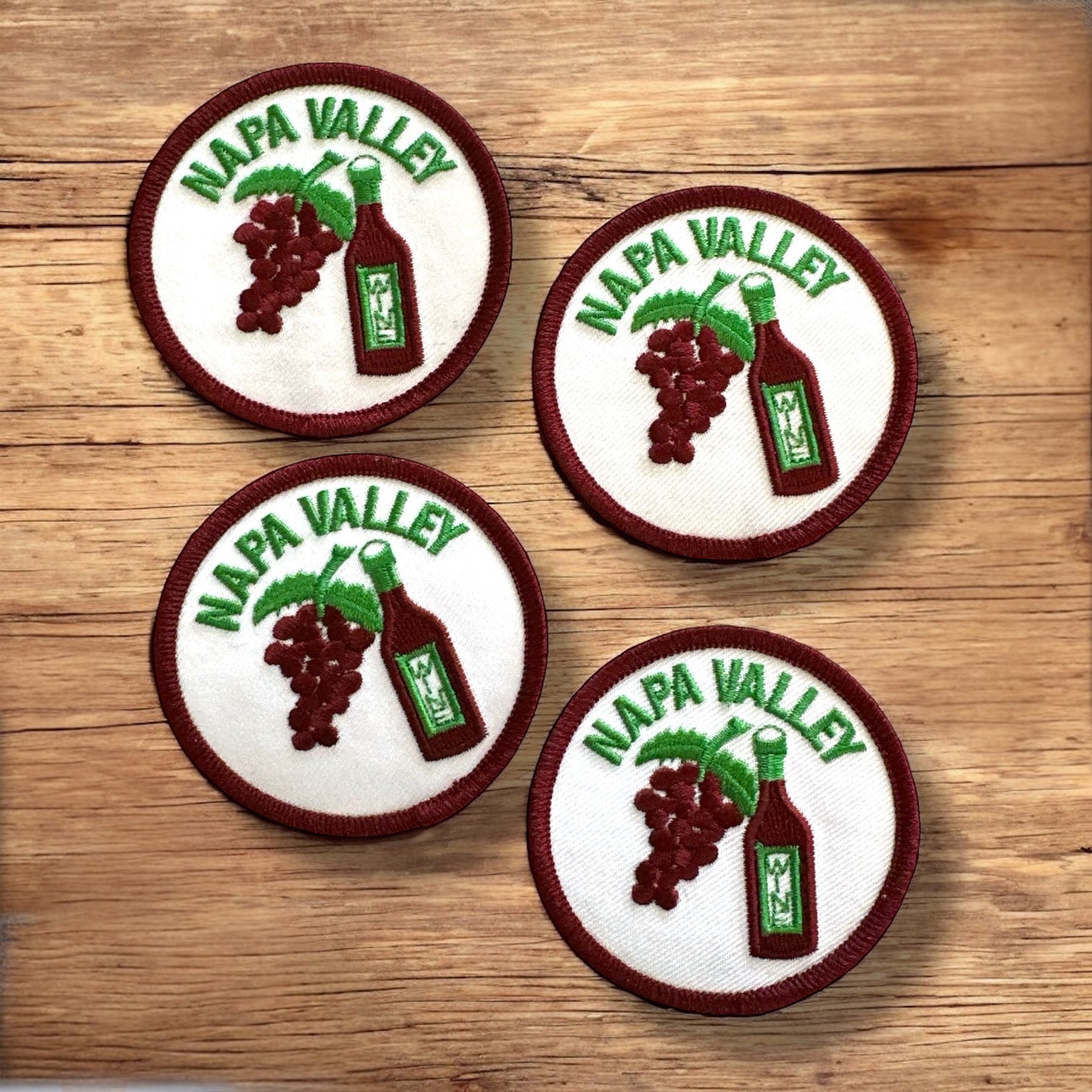 Napa Valley around 2” Embroidered Iron On Patch - Wander Together Outfitters