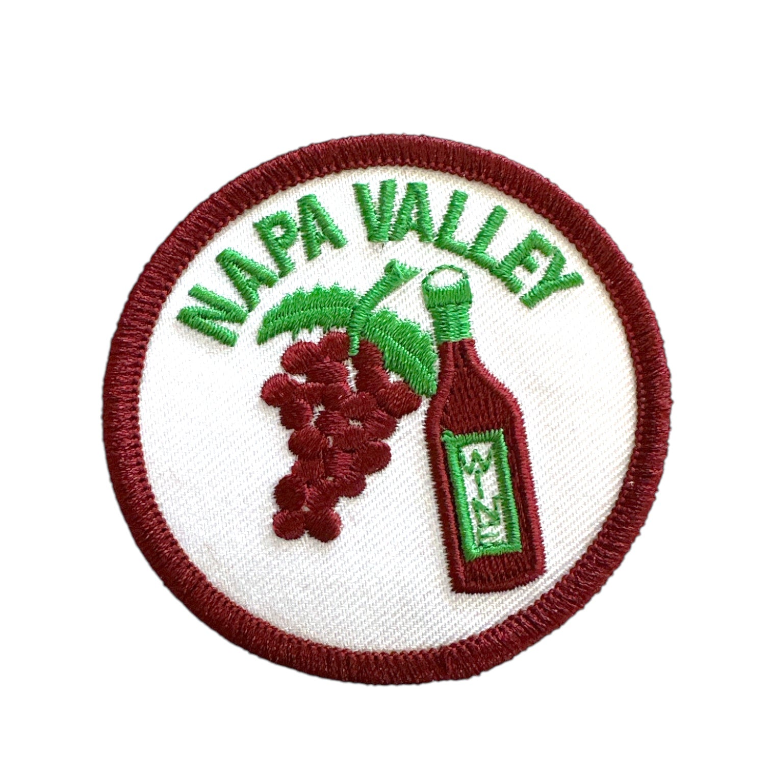 Napa Valley around 2” Embroidered Iron On Patch - Wander Together Outfitters