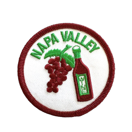 Napa Valley around 2” Embroidered Iron On Patch - Wander Together Outfitters