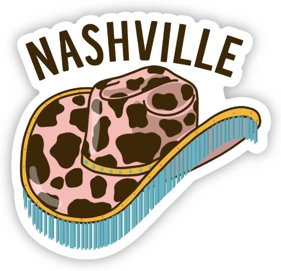 Nashville Cowboy Cowgirl Themed Boots Hats Stickers (Various) - Wander Together Outfitters