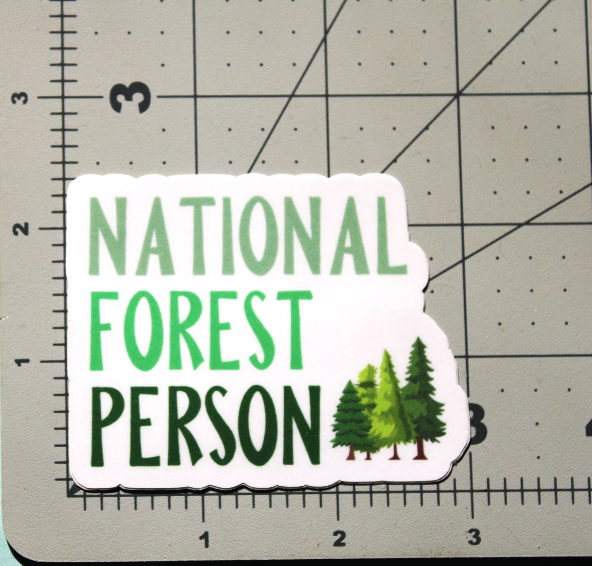 National Forest Person Vinyl Sticker - Wander Together Outfitters