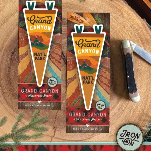 National Park and Trails Pennant Iron On Patches (Various Parks) Collection - Wander Together Outfitters