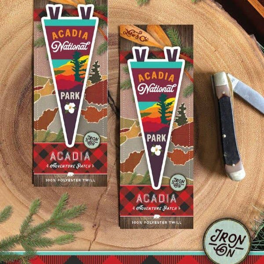 National Park and Trails Pennant Iron On Patches (Various Parks) Collection - Wander Together Outfitters