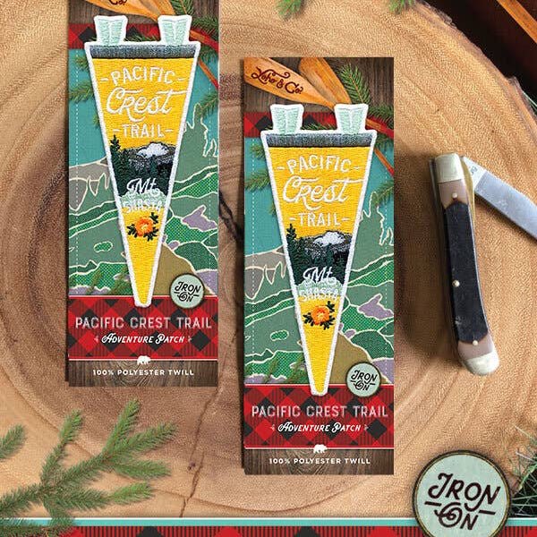 National Park and Trails Pennant Iron On Patches (Various Parks) Collection - Wander Together Outfitters