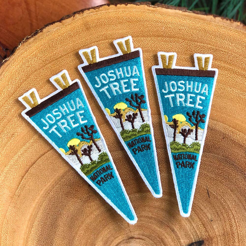 National Park and Trails Pennant Iron On Patches (Various Parks) Collection - Wander Together Outfitters