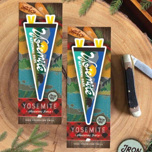 National Park and Trails Pennant Iron On Patches (Various Parks) Collection - Wander Together Outfitters