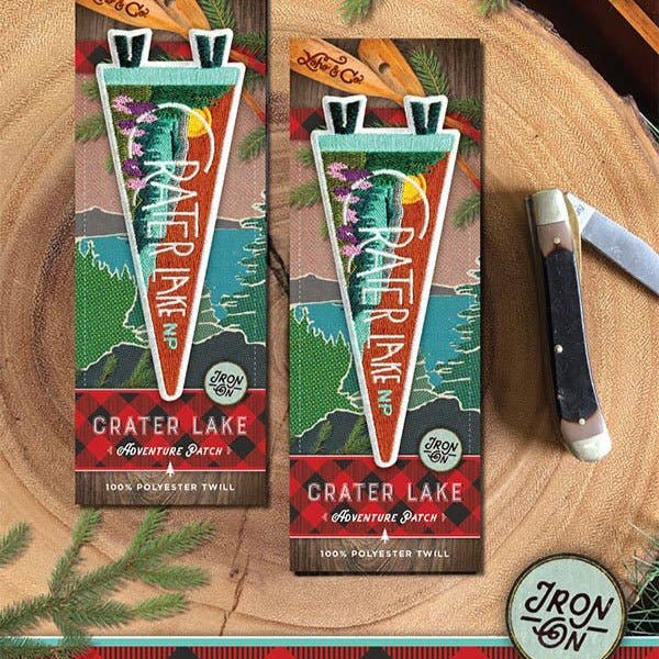 National Park and Trails Pennant Iron On Patches (Various Parks) Collection - Wander Together Outfitters