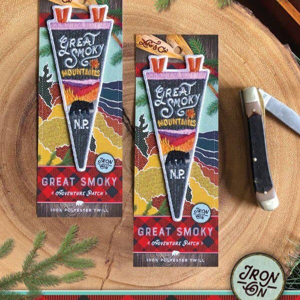 National Park and Trails Pennant Iron On Patches (Various Parks) Collection - Wander Together Outfitters