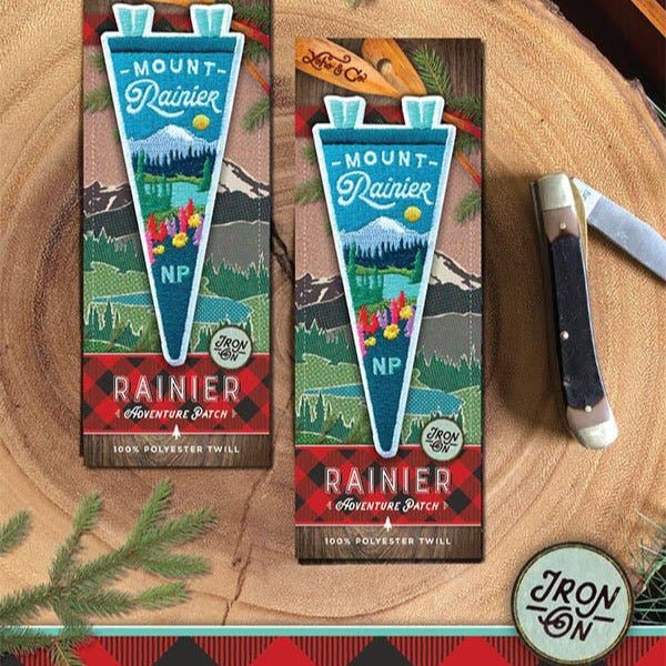 National Park and Trails Pennant Iron On Patches (Various Parks) Collection - Wander Together Outfitters