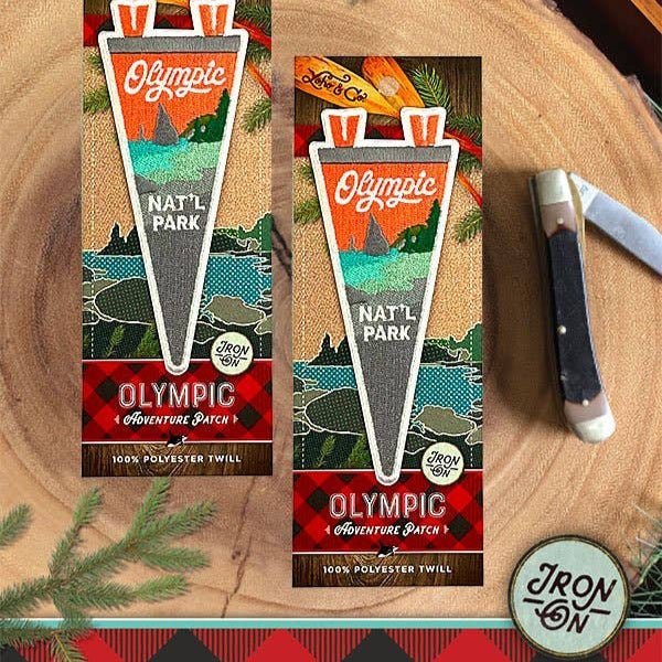 National Park and Trails Pennant Iron On Patches (Various Parks) Collection - Wander Together Outfitters