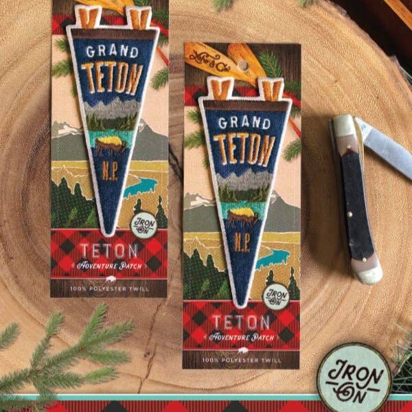 National Park and Trails Pennant Iron On Patches (Various Parks) Collection - Wander Together Outfitters