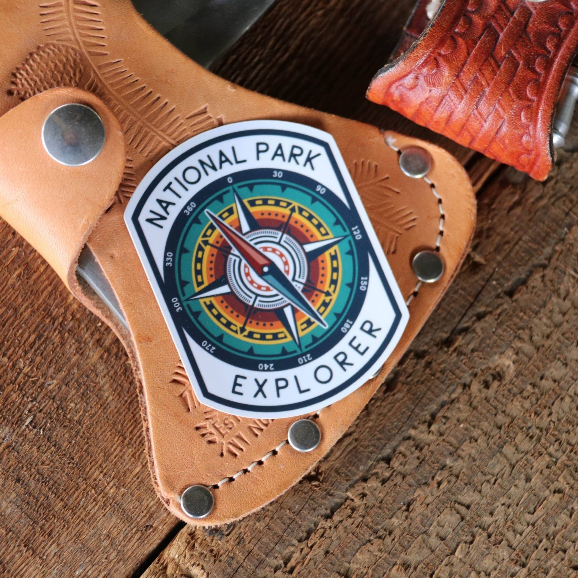 "National Park Explorer" Vinyl Sticker - Wander Together Outfitters