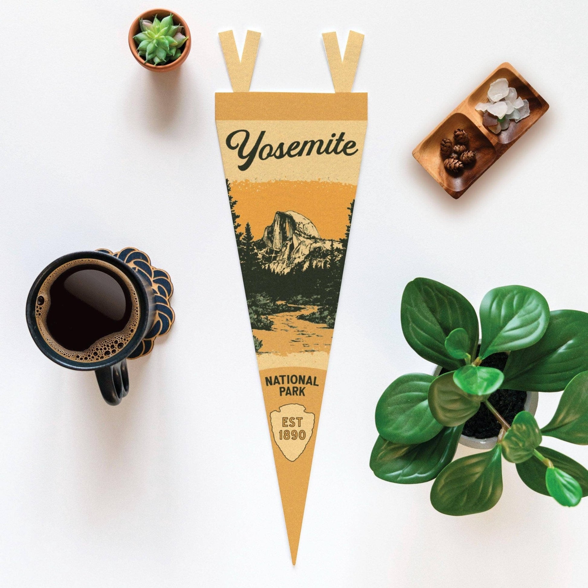 National Park Felt Pennant Collection (Various National Parks) Vertical Hang - Wander Together Outfitters