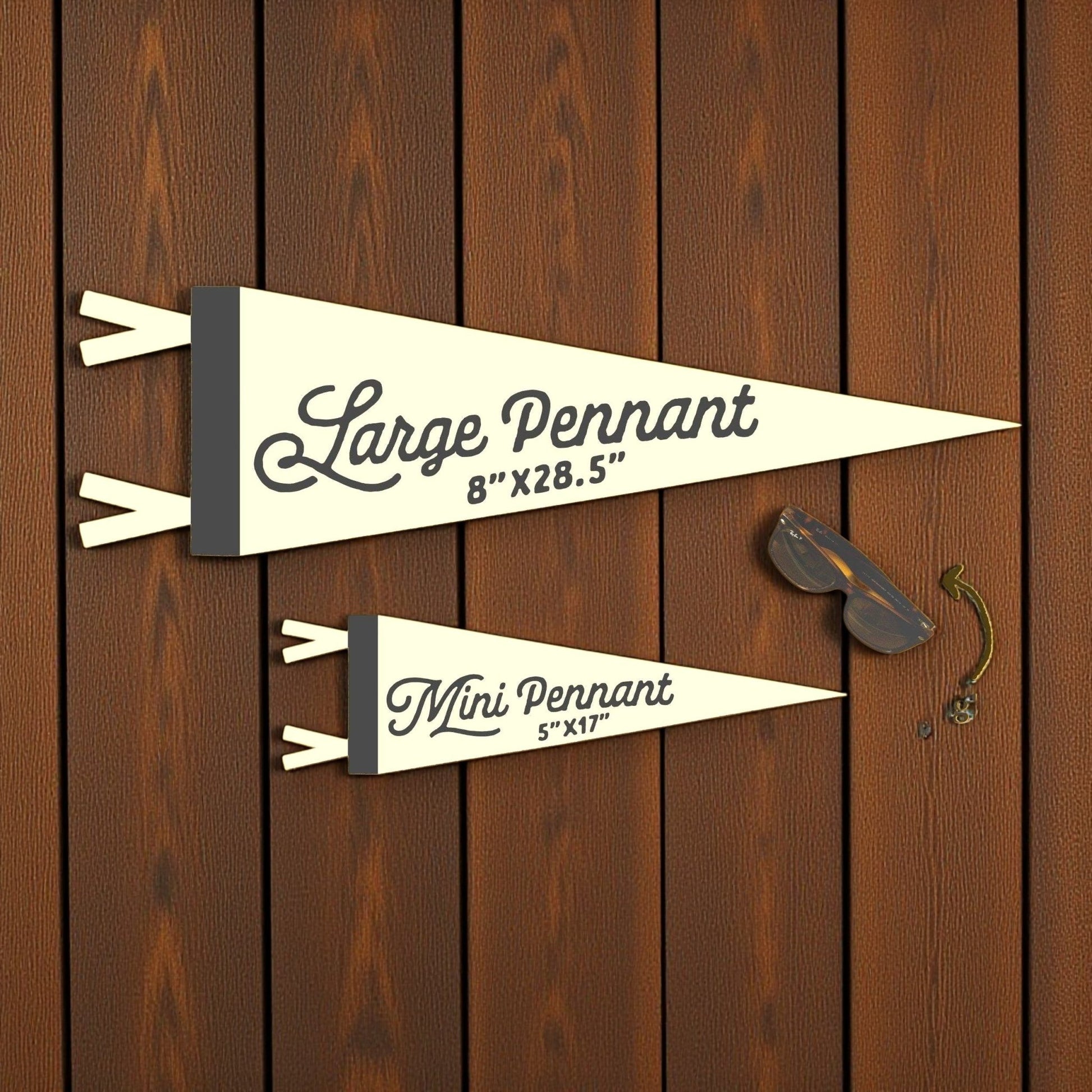 National Park Felt Pennant Collection (Various National Parks) Vertical Hang - Wander Together Outfitters