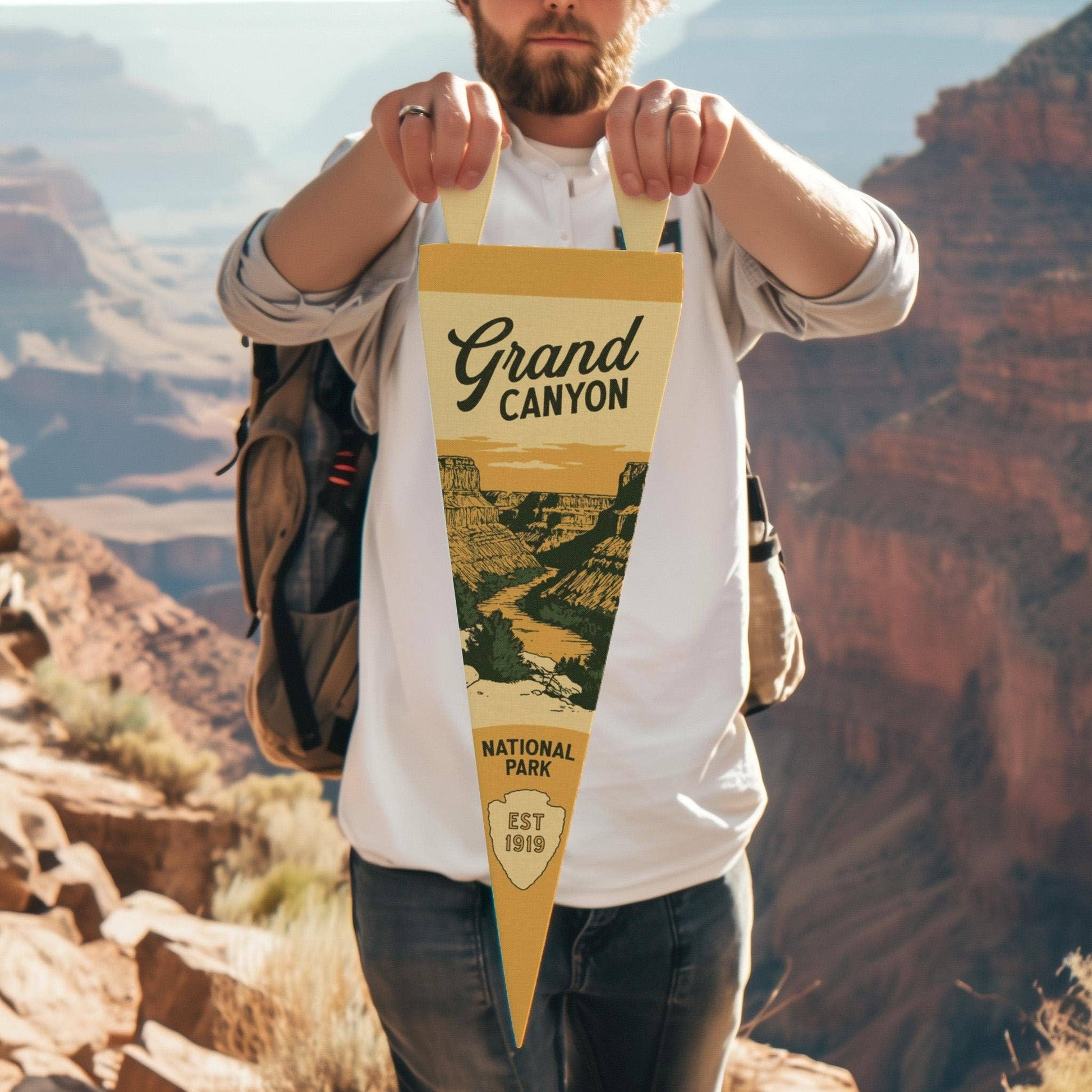 National Park Felt Pennant Collection (Various National Parks) Vertical Hang - Wander Together Outfitters