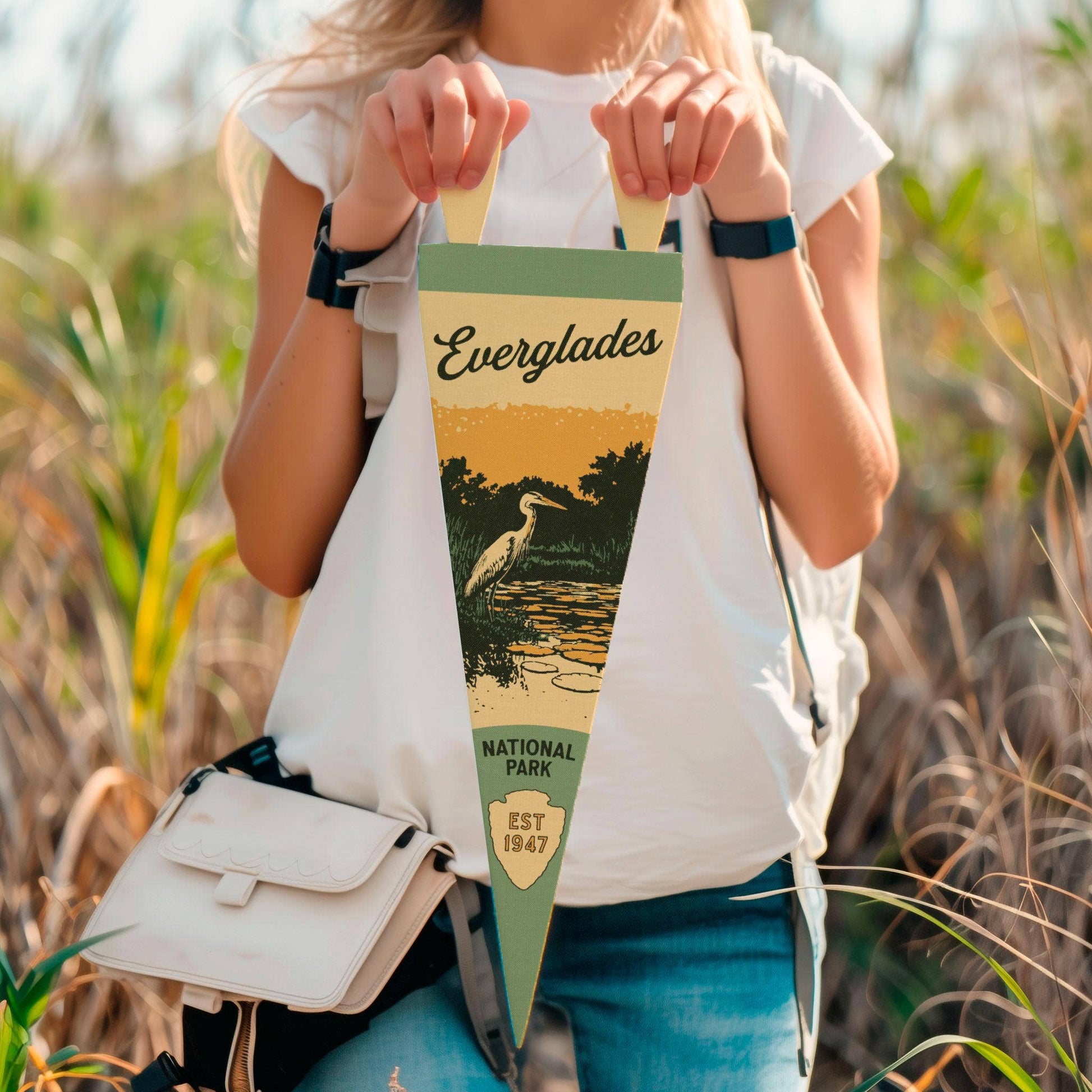National Park Felt Pennant Collection (Various National Parks) Vertical Hang - Wander Together Outfitters