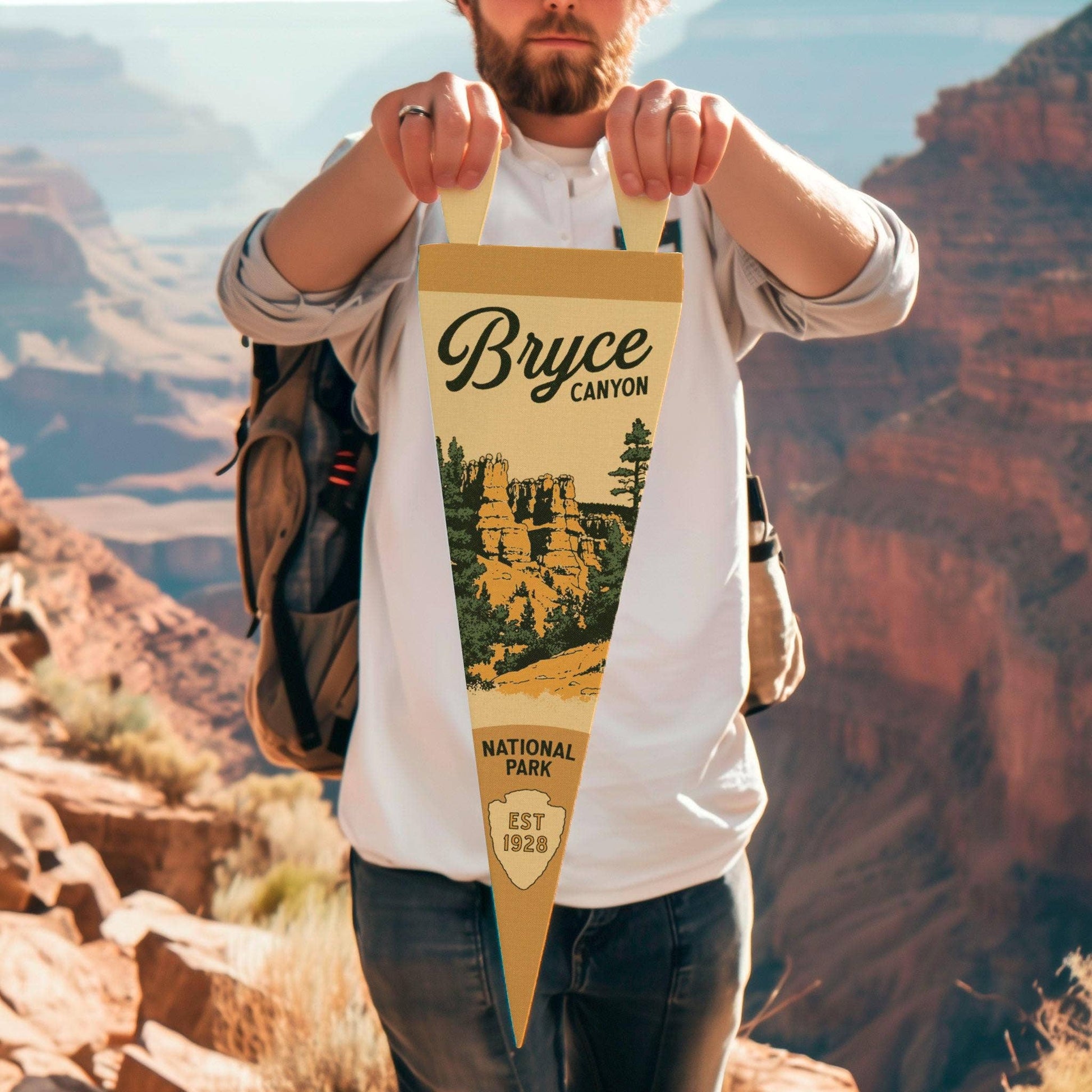 National Park Felt Pennant Collection (Various National Parks) Vertical Hang - Wander Together Outfitters