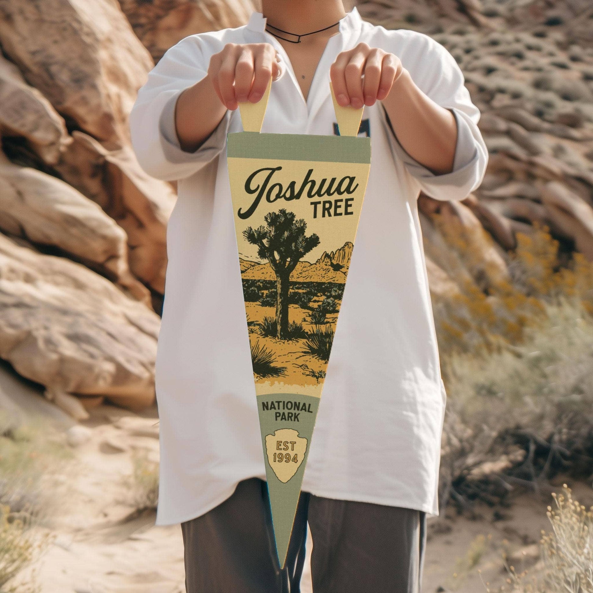 National Park Felt Pennant Collection (Various National Parks) Vertical Hang - Wander Together Outfitters