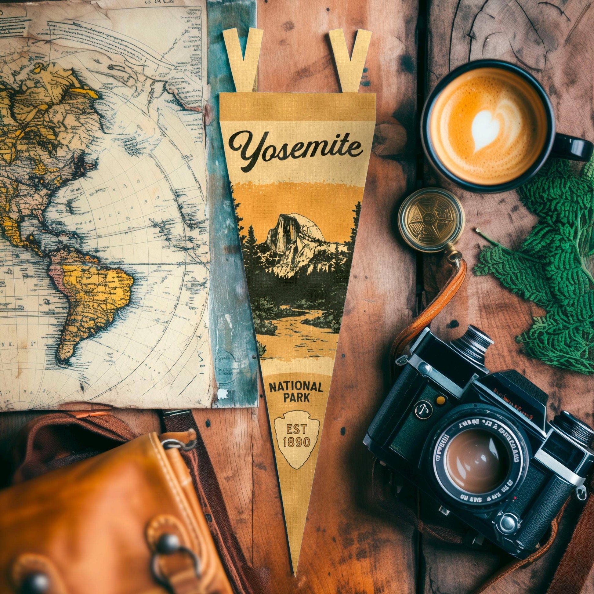 National Park Felt Pennant Collection (Various National Parks) Vertical Hang - Wander Together Outfitters