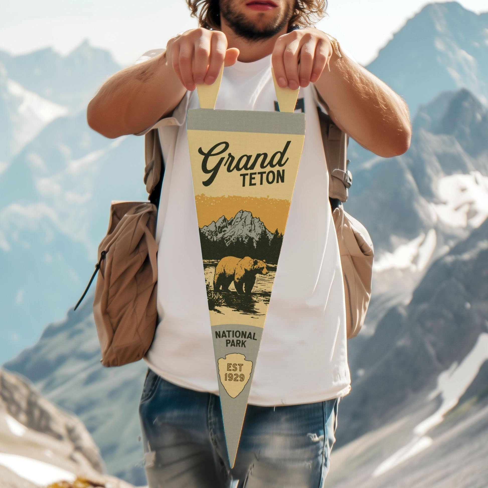 National Park Felt Pennant Collection (Various National Parks) Vertical Hang - Wander Together Outfitters