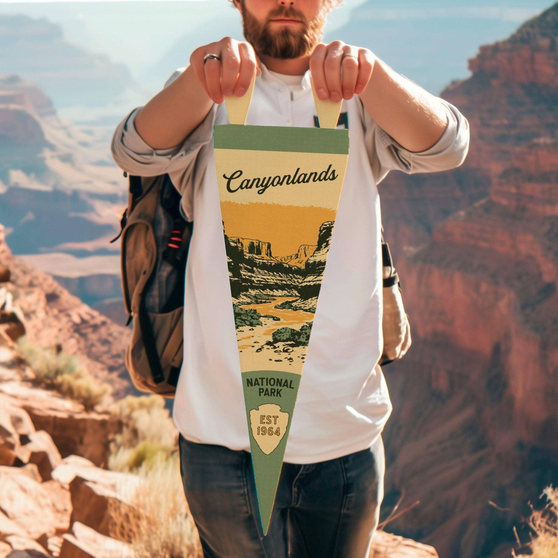 National Park Felt Pennant Collection (Various National Parks) Vertical Hang - Wander Together Outfitters