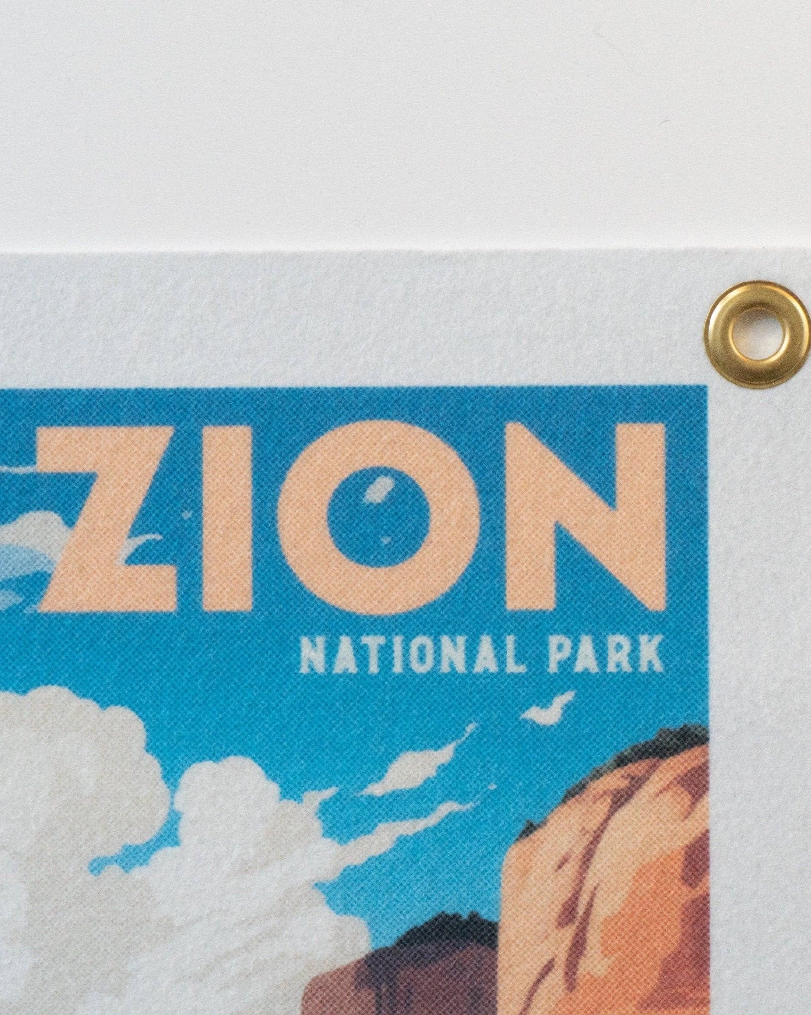 National Park Felt Print Art Banner Wall Hanging (Glacier, Yosemite, Great Smoky Mtns, Yellowstone, Zion) - Wander Together Outfitters