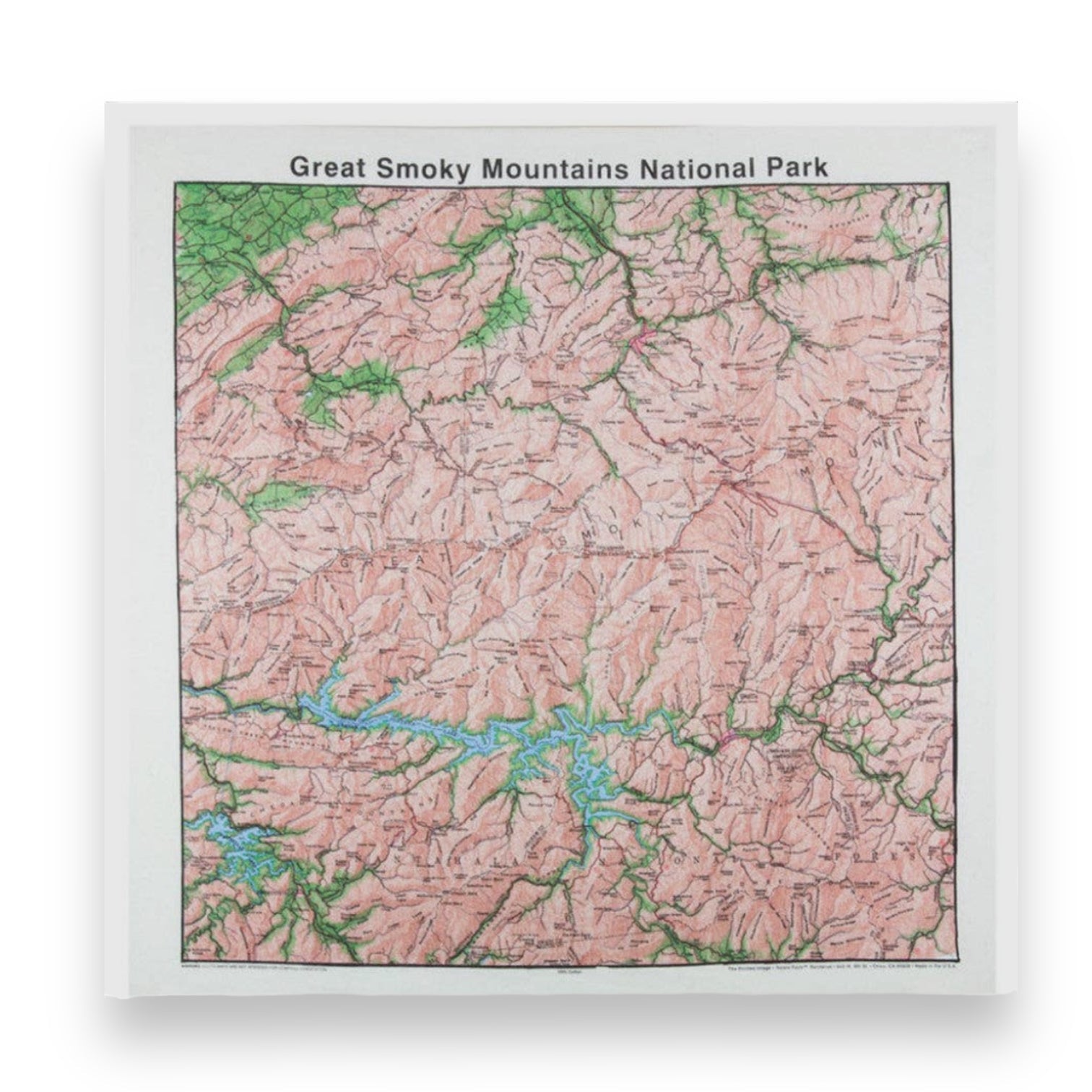 National Park & Forest Map Bandanas – 25 Options - Wander Together Outfitters