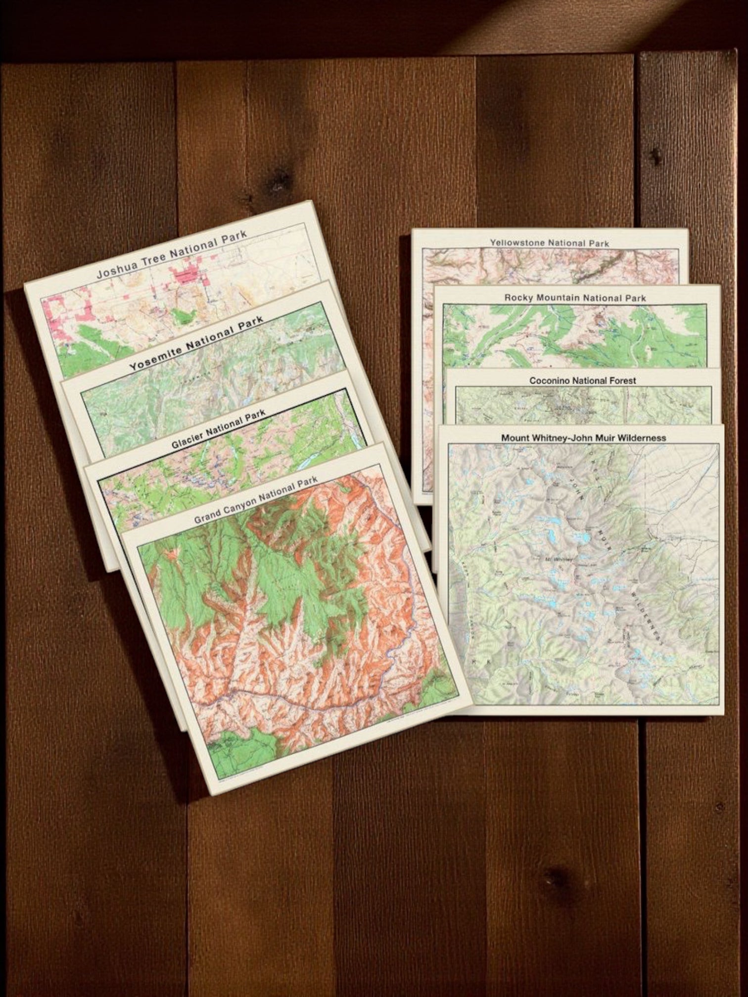 National Park & Forest Map Bandanas – 25 Options - Wander Together Outfitters