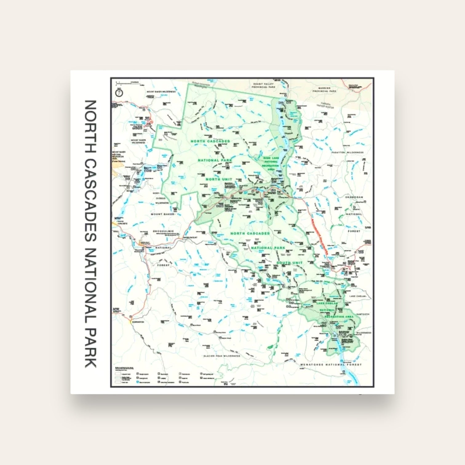 National Park & Forest Map Bandanas – 25 Options - Wander Together Outfitters